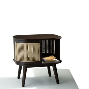 Table d'appoint moderne en bois massif avec armoire de rangement naturelle pour les chambres à coucher ou les salons d'hôtel Meubles de chambre à coucher élégants - Product Image 5