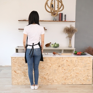 Biểu Tượng Tùy Chỉnh Phụ Nữ Người Đàn Ông 100% Polyester Đồng Phục Không Thấm Nước Nhà Bếp Đầu Bếp Tạp Dề Với Túi - Product Image 2