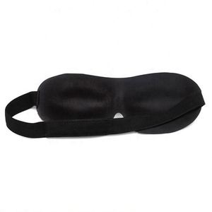 Masque de sommeil en polyester élastique 3D avec impression de logo personnalisé pour les fournitures de fête promotionnelles - Product Image 3