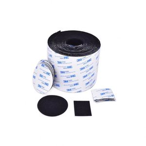 Tapis de sol de voiture en tissu nylon avec boucle adhésive, velcro à forte adhérence, rubans auto-agrippants à découper librement - Product Image 1