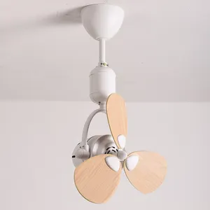 Modern Small Room Space 16inch Ceiling Fan Remote Control Noiseless Motor Parts New Celling Decorations Fans