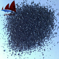 Sable de grenat noir haute pureté 150 mesh, abrasif à faible teneur en poussière pour la découpe de précision au jet d'eau du métal, de la pierre et du verre, et le sablage