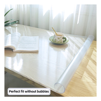 Film de protection en PVC souple anti-rayures Boligao pour meubles en bois et dessus de table à manger