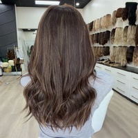 Perruque casher juive en cheveux humains vierges, avec dessus en dentelle, nœuds invisibles, aspect naturel pour femme