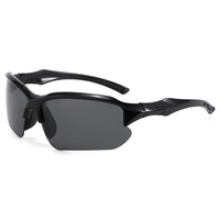 Lunettes de soleil de sport d'extérieur pour hommes et femmes, personnalisables, verres polarisés transfrontaliers, monture intégrale, sangle réglable, protection UV %