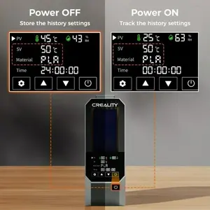 Crelity Dryer Box Oficial Mejorado, Deshidratador de Filamento Space Pi con Almacenamiento UV, Temperatura Ajustable 45°C-70°C, Calentamiento 0-48h - Product Image 4