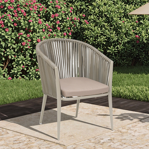 Moderno nórdico de <span class=keywords><strong>2</strong></span> <span class=keywords><strong>plazas</strong></span> sofá al aire libre muebles de ratán y aluminio Metal tejido resistente a la intemperie sofás de jardín - Product Image 4