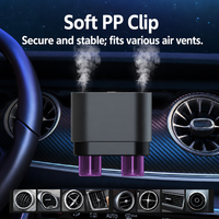 Diffuseur d'arômes pour voiture M88, désodorisant, 365 jours de longue durée, nano-atomisation, pulvérisation automatique, clip de ventilation, 6 ml, 4 flacons