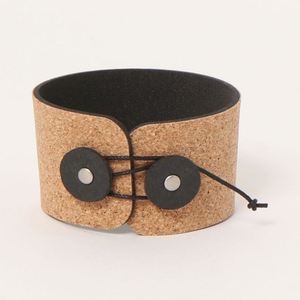 Manchon de tasse réglable en PU effet bois, avec logo personnalisé, réutilisable, résistant à la chaleur, en cuir, pour tasse à café et mug de voyage extérieur - Product Image 5
