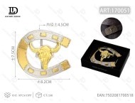 Cinturón de Cuero Vacuno con Hebilla Grande de Calavera de Aleación, Estilo Casual - Product Image 3