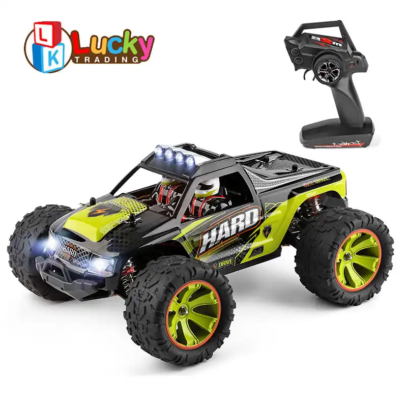 1/14 Brushed Remote Control 50km/h High Speed Metal Chassis Electric Formula Racing Toys Drift 144002 Fast RC Car Off Road 4WD