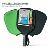 Accessoires pour raquettes de pickleball en néoprène, vente en gros, logo personnalisé, sublimation, OEM, housse de raquette de pickleball