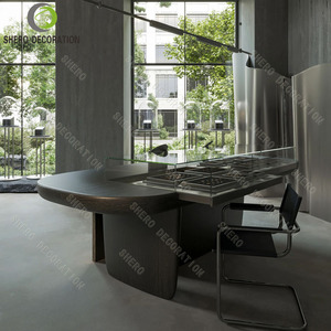 Custom Jewelry Shop Design Jewelry Display <b>Table</b> With Glass Cabinet Display Case Jewellery Shop Counter For Jewellery Showcase - Product Image 1