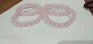 Bracelet en quartz rose naturel le plus vendu, bijoux en cristal faits à la main pour l'amour, la guérison émotionnelle et l'énergie spirituelle, en promotion - Product Image 2