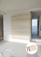 Fabricant mcm Panneau mural extérieur en pierre imprimé en 3D Flexible Imperméable Moderne Classique Ultra-fin Garantie 5 ans