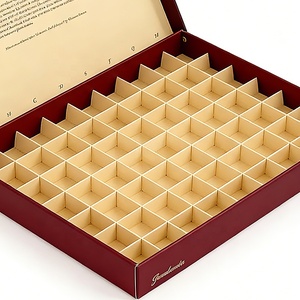 Luxe geschenkverpakking van stevige kartonnen doos met scharnierend deksel, magneetsluiting, inleg met verdeler & gedeeltelijke zijwanden, geschikt voor verzending. - Product Image 6
