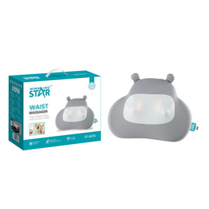 Winningstar kneading massage, red light heat therapy, two-way lumbar massage pillow with forward and reverse rotation, and warm - Product Image 1