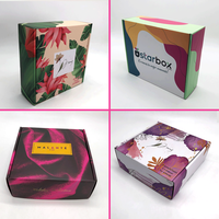 Boîte d'Expédition en Carton Ondulé Rose avec Logo Personnalisé, Boîte d'Envoi Postale pour Coffret Cosmétiques, Soins de la Peau et Emballage Beauté