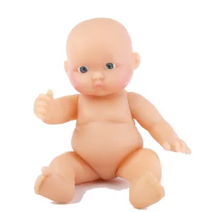 Fashion beweglichen sicherheit kreative joint puppe gesicht/augen/füße kunststoff baby mädchen puppe