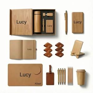 Producto de Tendencia 2026, Kit Personalizado con Logotipo para Eventos, Alfombrilla para Ratón, Banco de Energía y Bolígrafo, Set de Regalo de Bienvenida para Empleados - Product Image 4