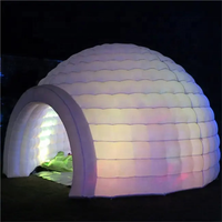 Grande tente gonflable blanche d'igloo de partie d'événement d'église