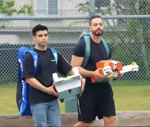 Robot ramasseur de balles de <span class=keywords><strong>tennis</strong></span> intelligent, dernier modèle, pour l'entraînement sportif sur le terrain de <span class=keywords><strong>tennis</strong></span> - Product Image 6