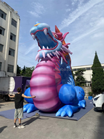 Modèle de dragon chinois gonflable géant personnalisé pour la décoration d'événements de vacances