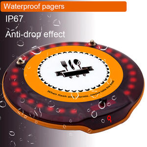 Receptor de Llamadas Inalámbrico CRONY CTP106 Naranja Resistente <span class=keywords><strong>al</strong></span> Agua para Restaurantes, Cafeterías y Hoteles - Alcance Inalámbrico de 800m - Product Image 2