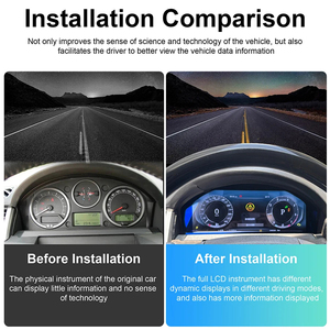 แผงหน้าปัดดิจิตอล LCD สำหรับแลนด์โรเวอร์ ดิสคัฟเวอรี่ 3 ปี 2004-2009 แดชบอร์ด GPS มาตรวัดความเร็ว ห้องนักบินเสมือนจริง มาตรวัดรอบเครื่องยนต์ - Product Image 2