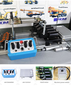 High Quality Crane <b>Remote</b> <b>Control</b> 4 Clutch Motor Hydraulic Proportional Valve Wireless IP68 Waterproof 225m Range 1 Year Privacy - Product Image 6