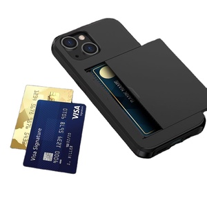 Funda Híbrida con Tapa Deslizante para Teléfono Móvil iPhone 14 Series 13 12 11 Xr Xs Max con Tarjetero 2 en 1 - Product Image 1