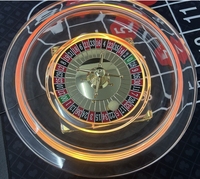 Machine de roue de roulette à zéro pour jeu de fête Texas Baccarat Club Roulette de jeux de casino de luxe en bois massif
