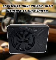 Subwoofer de siège de voiture 10 pouces 120W RMS à bobine simple mono 12V DC 40-500Hz, haut-parleur de basses universel avec grille personnalisée, direct usine, OEM