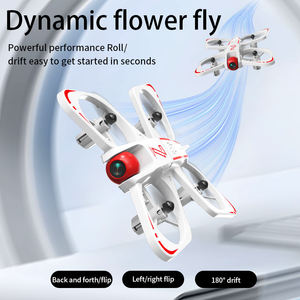 Drone à double caméra avec flux optique, quadricoptère 2,4 GHz 480P, avion RC léger pour enfants, photographie aérienne en extérieur, vol acrobatique, cadeau - Product Image 3