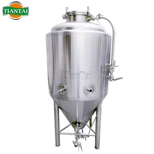 Réservoir de fermentation kombucha de bière 2bbl de trou d'homme de veste empilée d'acier inoxydable de 200L 2HL