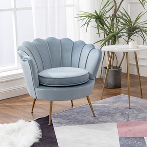 Sofá Moderno de Lujo para Sala de Estar, Sillones Reclinables en <span class=keywords><strong>Rosa</strong></span>, Azul, Gris y Amarillo; Sofás Cómodos para Apartamentos, Hoteles y Dormitorios - Product Image 4