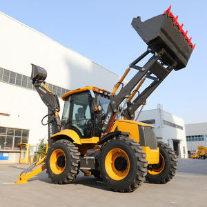 Minicargadora retroexcavadora 4x4 con características hidráulicas, nuevo tractor chino con componente de motor principal, precio económico de retroexcavadora. - Product Image 2