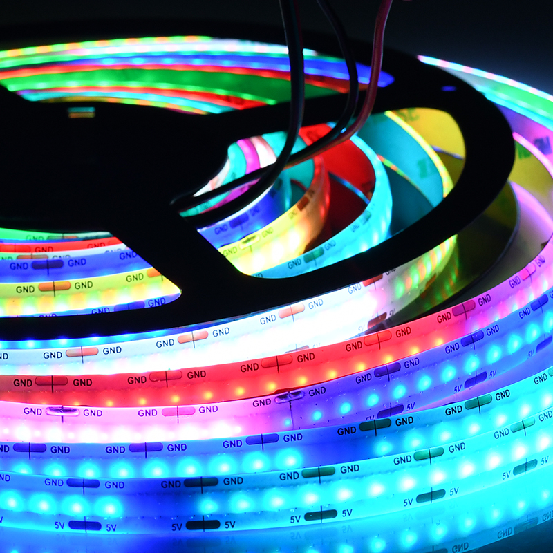 Dream Color Magic Digital Addressable Led Strip High Full Color Spot Light For Linear Led Cob Cob Led Strip Cob Strip LC8805 Rgb
