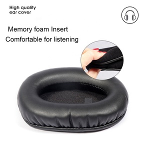 Almohadillas de cuero proteico para auriculares <span class=keywords><strong>Logitech</strong></span> GPROX con espuma de aislamiento de ruido - Product Image 4
