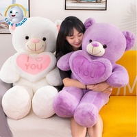 Noms de jouets pour un ours, vente en gros OEM, fabrication artisanale en vrac, jouets en peluche de 70 cm, ours en peluche cadeau