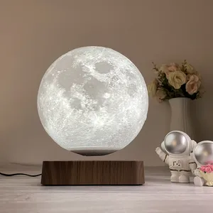 Lámpara Lunar Magnética Levitante 3D, Luz de <span class=keywords><strong>Luna</strong></span> Flotante LED, Lámpara de Escritorio Inteligente, Decoración del Hogar y Regalo - Product Image 5