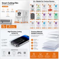 Film de protection intelligent pour téléphone portable en cuir grainé, pour machine de découpe – Meilleures ventes