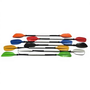 Pagaies en alliage d'aluminium personnalisables de 180 à 260 cm, directement de l'usine, pour kayak et canoë, accessoires de paddleboard - Product Image 4