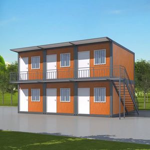 Edificio de Oficinas Modular en Contenedor, Panel Sándwich, Estructura de Acero, Diseño Industrial, Montaje Rápido, Uso Temporal - Product Image 1
