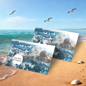 Giành Chiến Thắng Thẻ Cào In Ấn Đầy Màu Sắc Lớp Phủ UV Biểu Tượng Tùy Chỉnh Giải Thưởng Quy Tắc <span class=keywords><strong>Scratch</strong></span> Giấy Cho Bơi Giảm Giá - Product Image 1