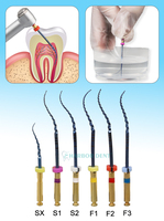Limes dentaires flexibles de 31 mm, limes rotatives endodontiques / instruments endodontiques en nickel-titane (NiTi)