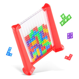 Jeu de construction polyvalent en plastique ABS de 40 pièces – Puzzle de blocs pour défi cérébral sur le bureau - Product Image 3