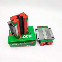 Rail de guidage linéaire HIWIN HGW original, bloc de chariot HGW15CC HGW20CC HGW25CC HGW30CC pour machine CNC