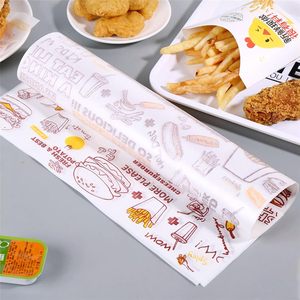 Factory Custom <b>Printed</b> Logo Food Grade Oil-proof <b>Paper</b> Hamburger Packaging Grease Proof Wax Sandwich Burger Wrapping <b>Paper</b> - Product Image 4