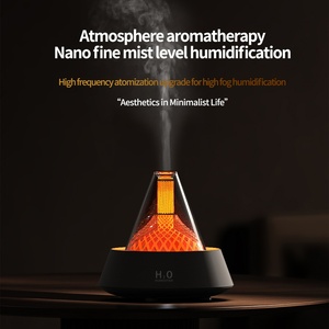 Smart Mini <b>Flame</b> Air <b>Humidifier</b> Waterless Portable Household Light Aromatherapy Essential Oil Diffuser Timing - Product Image 4